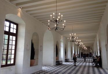 Cette galerie du château de Chenonceau accueillait soixante-dix lits.