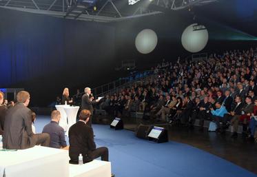 Le 14 décembre, à Orléans (Loiret). Le groupe Axéréal a organisé sa grande réunion d’information dans un Zénith plein à craquer.