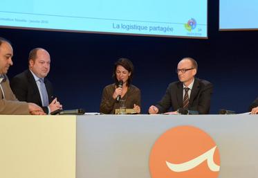 Le 8 janvier, à Paris. La logistique partagée a fait l’objet d’une table ronde lors de la réunion d’information de l’union de coopératives Sénalia.