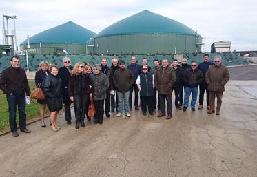 Sourdun, jeudi 11 février. Visite de l’untité de méthanisation Létang biogaz.
