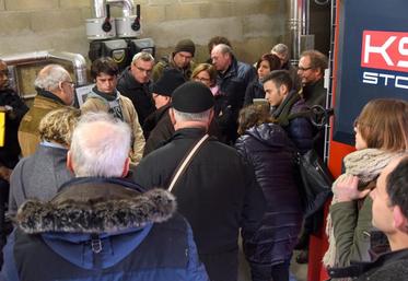 Le 26 février, à Champhol. La chaudière miscanthus de la ferme des Vauventriers devrait consommer quatre-vingts tonnes d’un combustible produit à quelques centaine de mètres de là.