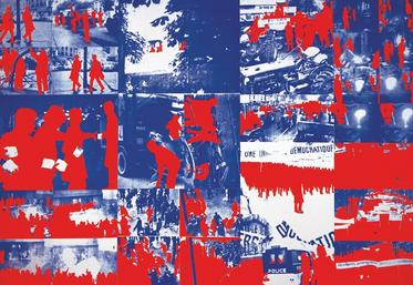 Album Le Rouge, 1968
21 affiches sérigraphiées
Centre Pompidou, Musée national d’art moderne, don de l’artiste, 2006
photo Georges Merguerditchian