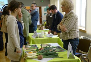 Le 5 avril, à Blois. Les professionnels de l’alimentation de proximité se sont rencontrés à la Maison des entreprises.