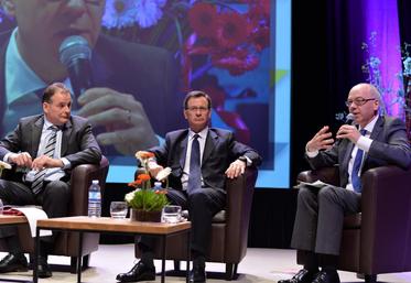 De gauche à droite : le président, Daniel Collay, le directeur général, Éric Gelpe, et le directeur financier, Vincent Cousin. 
