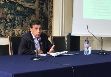Orléans, le 1er juillet. Xavier Beulin est le président d’Open agri food. Il a présenté la troisième édition à l’occasion d’une conférence de presse.