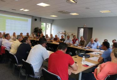 Au Chesnay (Yvelines), le 4 août. Compte-tenu du contexte agricole difficile, la FDSEA a tenu un conseil d’administration exceptionnel.