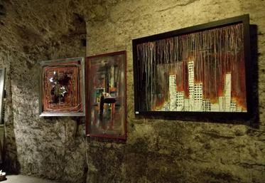 Les grandes Caves Saint-Roch transformées en galeries d’art samedi 11 février 2017.