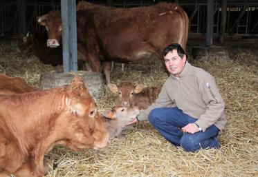 Hugues Poupa se sent isolé en tant qu’éleveur en Sologne.