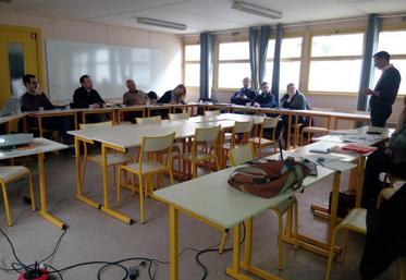 A Paris, le 3 mars. Le pôle maraîcher de la chambre d’Agriculture a proposé une nouvelle formation sur l’agriculture urbaine. 