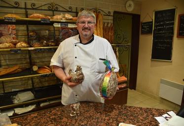 La basse-cour en chocolat s’invite dans la boutique de Pascal Pineau.
