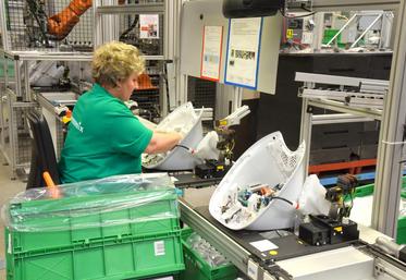 Le 19 mai, à Cloyes-sur-le-Loir. L’usine Vorwerk-Semco produit de quatre à cinq mille Thermomix par jour.