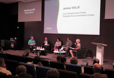 La FNSEA a participé à la table ronde sur l’emploi.