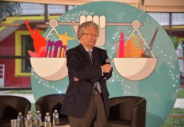 Paris, mercredi 17 mai. Dominique Moïsi est intervenu sur le thème "Le monde en 2017 : vers un nouveau déséquilibre mondial".