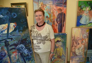 Aller en Polynésie sur la tombe de Gauguin était un rêve d’adolescente, réalisé en 2013.  Christiane Kesselmark en est revenue avec une série de tableaux.

