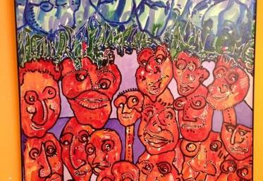 Les tableaux de Jean-Pierre Faurie seront exposés jusqu’au 3 septembre aux côtés des œuvres d’une dizaine d’artistes et artisans.