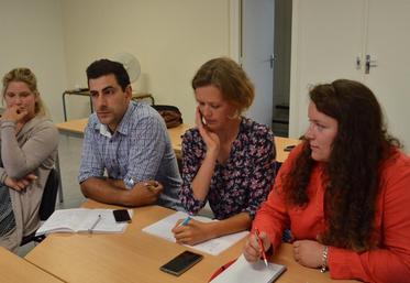 Saint-Arnoult-en-Yvelines, le 1er août. Christophe Robin a réuni la commission festivité des JA pour préparer l’événement.  