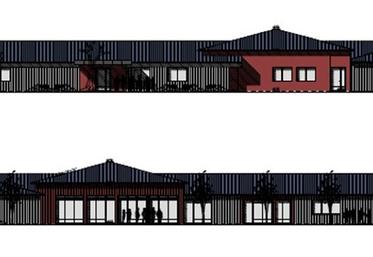 Projet définitif du futur bâtiment de la MFR de Saint-Firmin-des-Prés (Loir-et-Cher) dont les travaux vont débuter en septembre 2017 pour se finir en 2018.