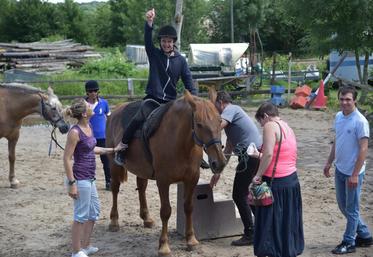Ozouer-le-Voulgis, jeudi 7 juin. Le bonheur à cheval, tel pourrait être le leitmotiv des journées Cap à cheval.