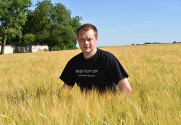 Arville, vendredi 22 juin. Guillaume Lefort tire un bilan positif de sa première participation à MonChamp.fr et invite ses collègues à y participer.