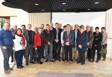 Le 10 janvier à Blois. Entouré de son équipe, Philippe Noyau, président de la chambre d’Agriculture de Loir-et-Cher a présenté ses vœux pour l’année 2019.