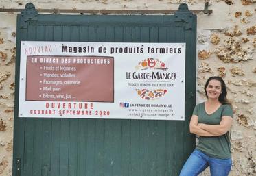 Mélanie Delalande ouvrira le magasin de produits fermiers d\'ici la fin du mois.