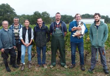 L’équipe du domaine des Pierrettes quasiment au complet.