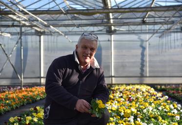 Jean-Marie Fortin, horticulteur loirétain.