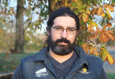 Sylvain Boiron, président du Centre régional interprofessionnel de l’économie laitière caprine.