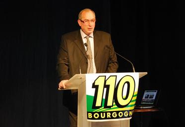 Auxerre, vendredi 6 décembre. Gérard Delagneau, président de 110 Bourgogne souligne : "Notre coopérative se positionne clairement sur des projets d’avenir qui nous permettront de relever les défis du futur".