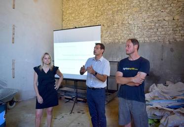 Virginie Farcy, Bruno Huchet et Antoine Souaze.