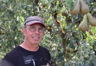 Installé depuis 1998 sur l’exploitation familiale, Jérôme Brou entame sa 22e récolte de poires loirétaines.