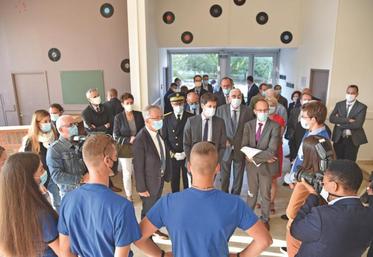 À l’occasion de la rentrée scolaire, le ministre de l’Agriculture et de l’Alimentation, Julien Denormandie, a visité le lycée ­agricole du Chesnoy.
