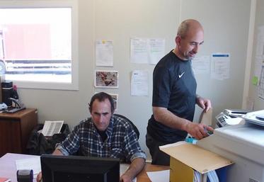 Grégoire Péricat, à gauche, et son frère Bertrand.