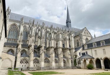 L'abbaye de la Trinité de Vendôme (Loir-et-Cher).