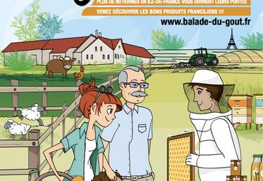 Affiche de la Balade du goût 2021.