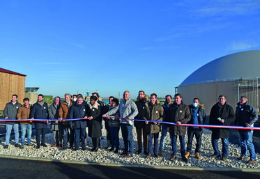 May-en-Multien, samedi 11 décembre. À l'issue de l'inauguration officielle, les invités ont pu visiter le site.