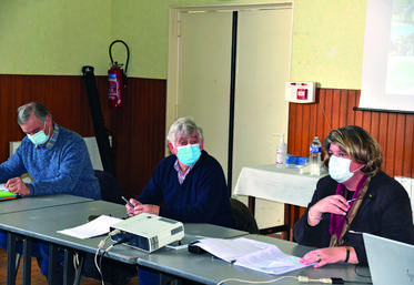 Guercheville, jeudi 13 janvier. Laurence Fournier est longuement revenue sur la nouvelle Pac et les ZNT.
