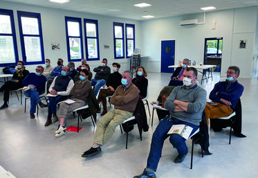 Andrezel, vendredi 21 janvier. Les pistes d'avenir de la betterave ont longuement été développées par le président de la CGB Île-de-France, Jean-Philippe Garnot.