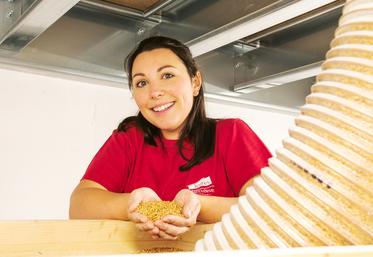 L'agricultrice Marine Guerineau fourmille d'idées pour développer son activité et doper ses ventes.