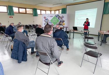 Le 3 février, à Miermaigne. La réunion de la section bovine du GDS s'est déroulée en présentiel et en visio-conférence.