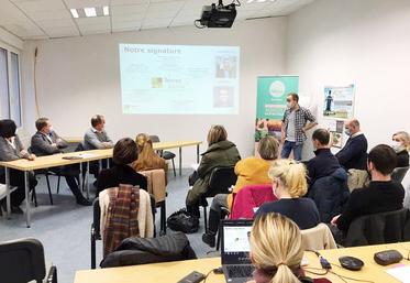 Le 27 janvier à Galluis (Yvelines) lors de l'assemblée générale du syndicat de Montfort.