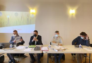 Giremoutiers, mercredi 26 janvier. La réforme de la Pac et l'important travail mené par les représentants agricoles ont été longuement abordés par Cyrille Milard.