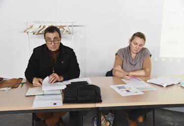 Lundi 14 février, à Nainville-les-Roches (Essonne). L'organisation de producteurs Elvea Île-de-France-Nos bovins d'Île-de-France a été créée après la dissolution de l'association Nos bovins d'Île-de-France.