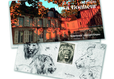 Le timbre édité pour le bicentenaire de la naissance de Rosa Bonheur.