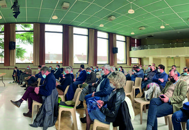 Le 3 février à Ennery (Val-d'Oise) lors des assemblées générales du Vexin, du Pays de France et de l'Union du Val-d'Oise.