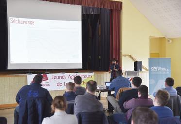 Lors de l'assemblée générale de Jeunes agriculteurs de Loir-et-Cher, Serge Zaka était invité pour évoquer l'impact du changement climatique en Centre-Val de Loire. 