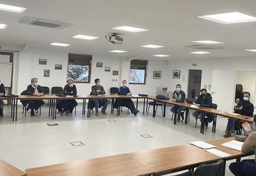 Le 18 février à Étampes (Essonne) lors de la réunion de la commission agriculture biologique de la FDSEA.