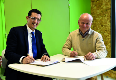 Le 4 mars, à l'Agreen Lab'O. Seabex et le Comité de développement horticole de la région Centre ont signé un premier partenariat.
