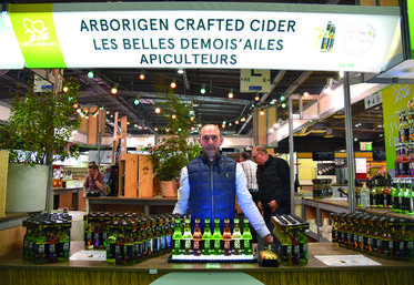 Du 1er au 6 mars, David Feuillette a présenté sa boisson Arborigen au Salon de l’agriculture.