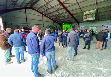 Le 11 mars, à Viabon. Les exploitants ont répondu nombreux à l'invitation du groupe Ghestem Agri qui organisait une journée technique.